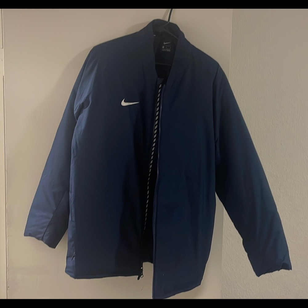 Used men Nike blue jacket